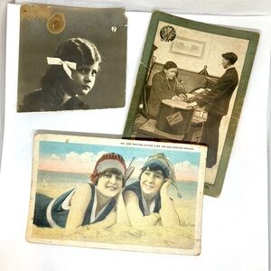 Vintage Postcard Lot Paper Ephemera Craft Supplies Spanish Texas